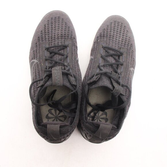 Nike Air Vapormax 2021 Flyknit Youth 6 Women’s Size 7.5 Triple Black DB1550-001 - Picture 9 of 9